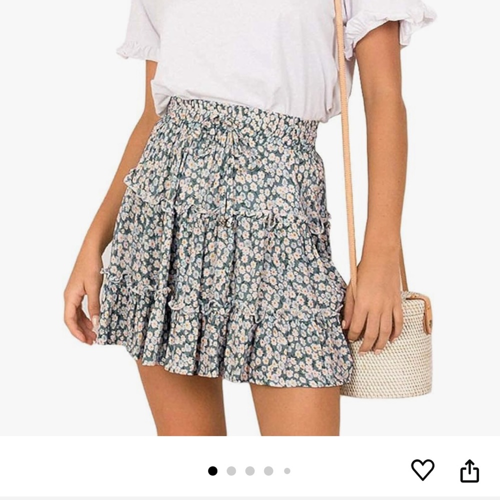 Drawstring Ruffle Skirt - Picture 4 of 4
